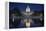 The US Capitol and Reflecting Pool.-Jon Hicks-Framed Premier Image Canvas