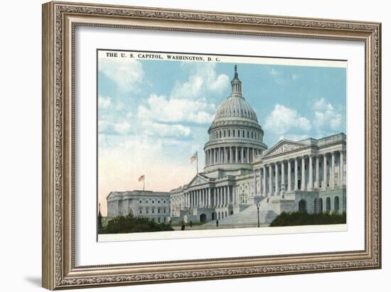 The US Capitol-null-Framed Art Print