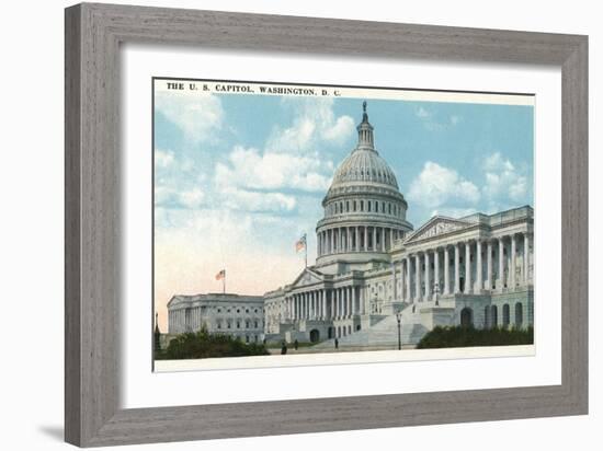 The US Capitol-null-Framed Art Print