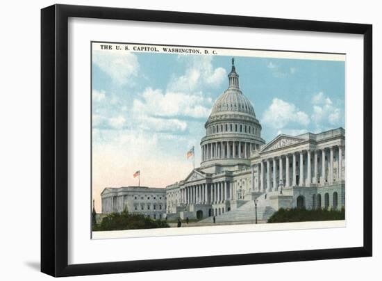 The US Capitol-null-Framed Art Print