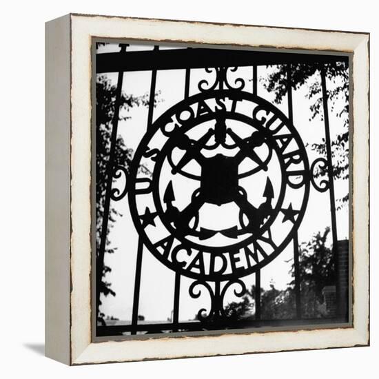 The Us Coast Guard Academy Gate-William C^ Shrout-Framed Premier Image Canvas