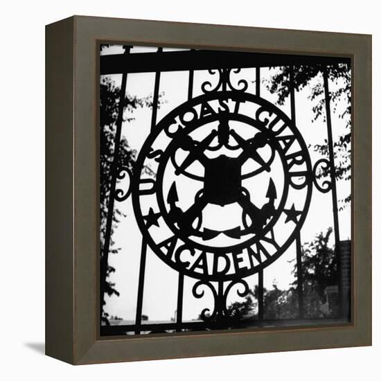 The Us Coast Guard Academy Gate-William C^ Shrout-Framed Premier Image Canvas