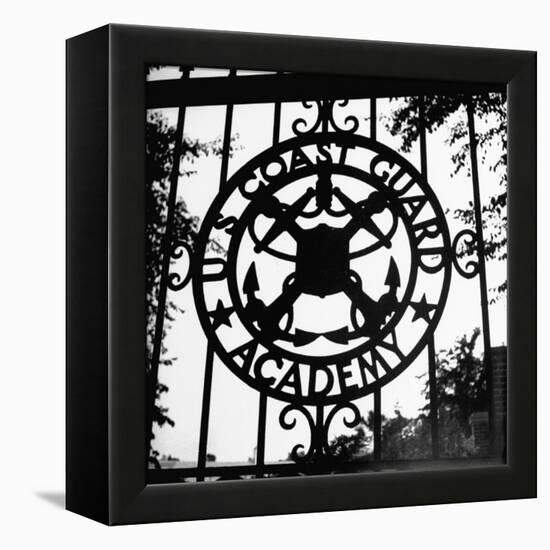 The Us Coast Guard Academy Gate-William C^ Shrout-Framed Premier Image Canvas