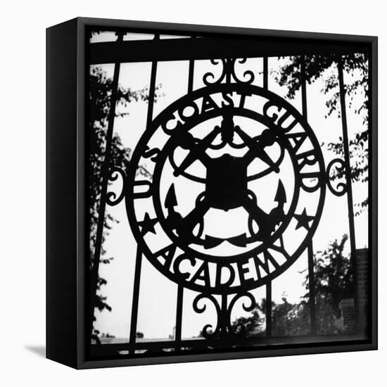 The Us Coast Guard Academy Gate-William C^ Shrout-Framed Premier Image Canvas