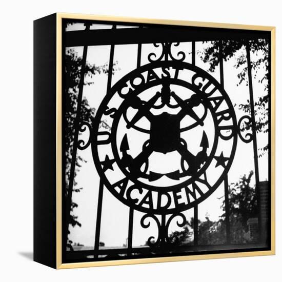 The Us Coast Guard Academy Gate-William C^ Shrout-Framed Premier Image Canvas