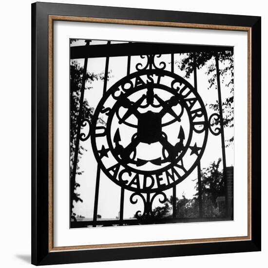 The Us Coast Guard Academy Gate-William C^ Shrout-Framed Photographic Print
