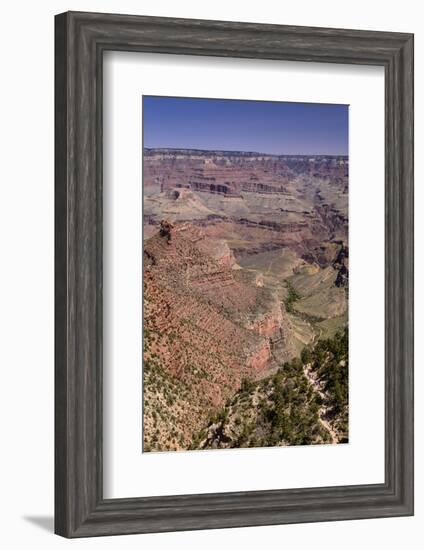 The USA, Arizona, Grand canyon National Park, South Rim, Bright Angel Trail-Udo Siebig-Framed Photographic Print