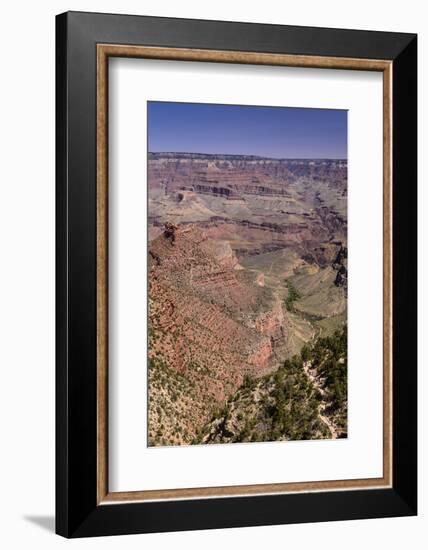 The USA, Arizona, Grand canyon National Park, South Rim, Bright Angel Trail-Udo Siebig-Framed Photographic Print