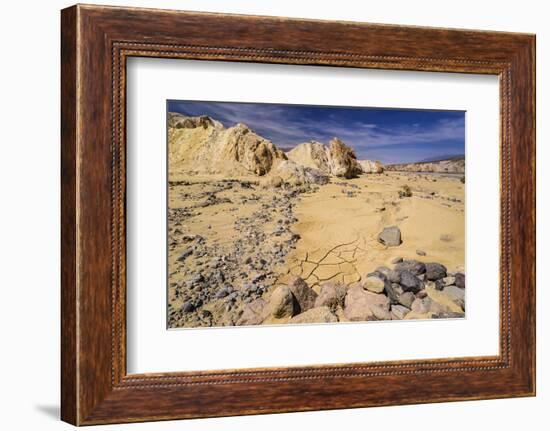 The USA, California, Death Valley National Park, Twenty Mule Team Canyon, Furnace Creek Wash-Udo Siebig-Framed Photographic Print