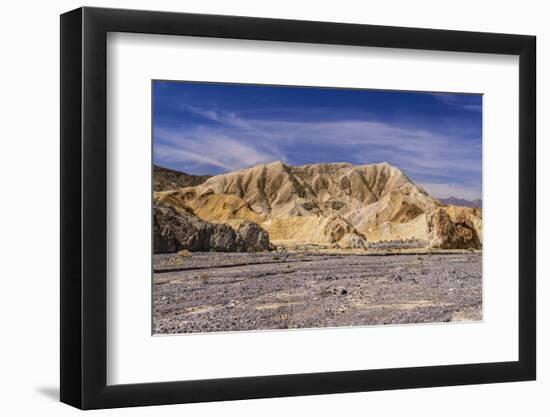 The USA, California, Death Valley National Park, Twenty Mule Team Canyon, Furnace Creek Wash-Udo Siebig-Framed Premium Photographic Print