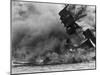 The USS Arizona Burning after the Japanese Attack on Pearl Harbor, Dec. 7, 1941-null-Mounted Photographic Print