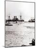 The Uss Maine Entering the Port of Havana, Cuba, 1898 (B/W Photo) (See 206526, 206527)-American Photographer-Mounted Giclee Print