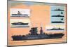 The Uss Saratoga, Converted from a Battle Cruiser to Become an Aircraft Carrier-John S. Smith-Mounted Giclee Print