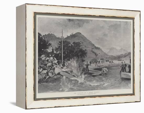The Vagaries of a Dummy Torpedo-Henry Charles Seppings Wright-Framed Premier Image Canvas
