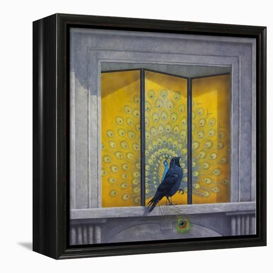 The Vain Jackdaw-Tim Hayward-Framed Premier Image Canvas