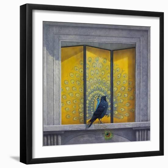 The Vain Jackdaw-Tim Hayward-Framed Giclee Print