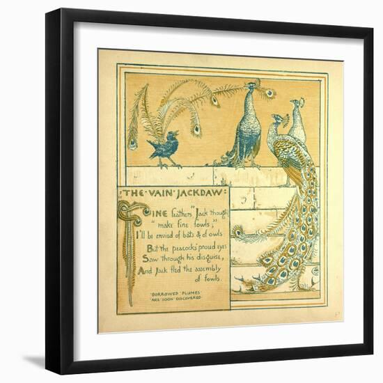 The Vain Jackdraw-null-Framed Giclee Print