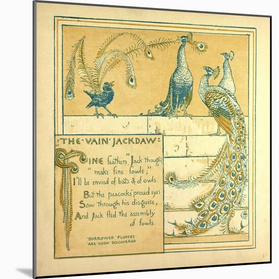 The Vain Jackdraw-null-Mounted Giclee Print