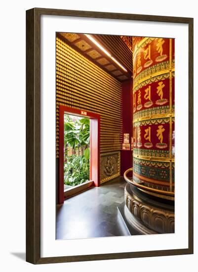 The Vairocana Bhudda Prayer Wheel Detail in Buddha Tooth Relic Temple and Museum, South Bridge Road-Cahir Davitt-Framed Photographic Print