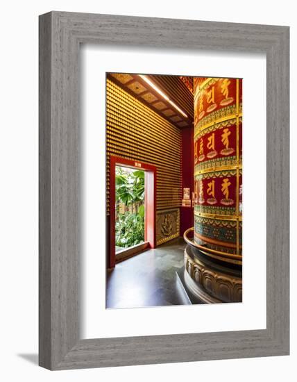 The Vairocana Bhudda Prayer Wheel Detail in Buddha Tooth Relic Temple and Museum, South Bridge Road-Cahir Davitt-Framed Photographic Print