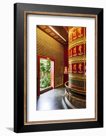 The Vairocana Bhudda Prayer Wheel Detail in Buddha Tooth Relic Temple and Museum, South Bridge Road-Cahir Davitt-Framed Photographic Print