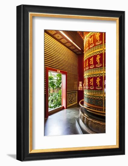 The Vairocana Bhudda Prayer Wheel Detail in Buddha Tooth Relic Temple and Museum, South Bridge Road-Cahir Davitt-Framed Photographic Print