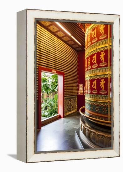 The Vairocana Bhudda Prayer Wheel Detail in Buddha Tooth Relic Temple and Museum, South Bridge Road-Cahir Davitt-Framed Premier Image Canvas