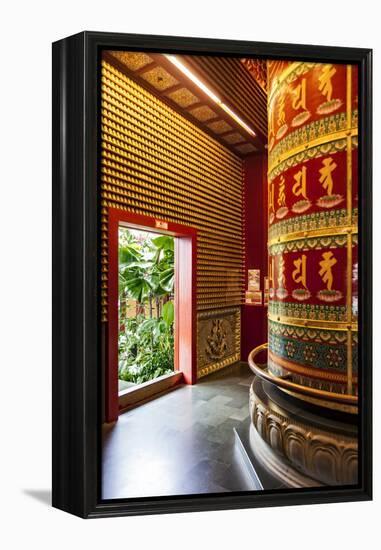 The Vairocana Bhudda Prayer Wheel Detail in Buddha Tooth Relic Temple and Museum, South Bridge Road-Cahir Davitt-Framed Premier Image Canvas