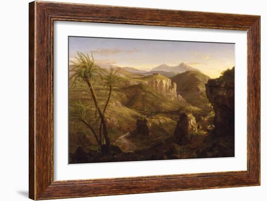 The Vale and Temple of Segestae, Sicily, 1844 (Oil on Canvas)-Thomas Cole-Framed Giclee Print