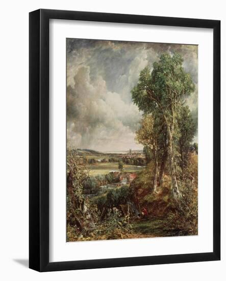 The Vale of Dedham, 1828-John Constable-Framed Giclee Print