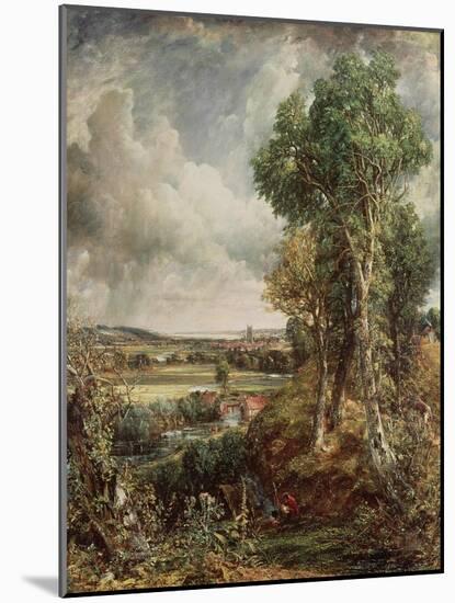 The Vale of Dedham, 1828-John Constable-Mounted Giclee Print