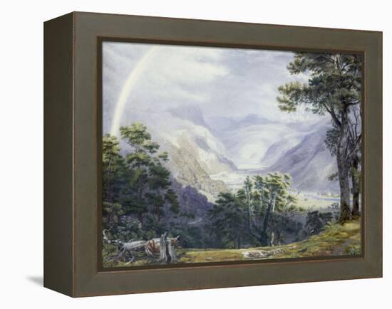 The Vale of Ffestiniog, from Tan-Y-Bwlch Hall-J. M. W. Turner-Framed Premier Image Canvas