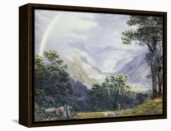 The Vale of Ffestiniog, from Tan-Y-Bwlch Hall-J. M. W. Turner-Framed Premier Image Canvas