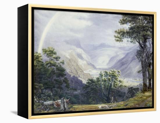 The Vale of Ffestiniog, from Tan-Y-Bwlch Hall-J. M. W. Turner-Framed Premier Image Canvas