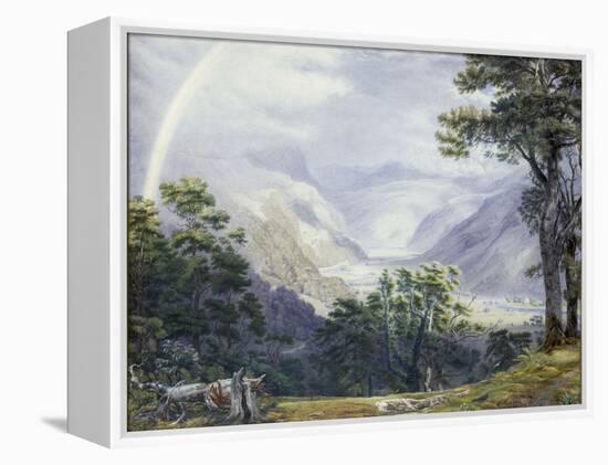 The Vale of Ffestiniog, from Tan-Y-Bwlch Hall-J. M. W. Turner-Framed Premier Image Canvas