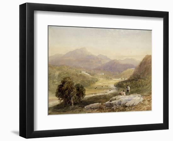 The Vale of Ffestiniog, Merionethshire-David Cox-Framed Giclee Print