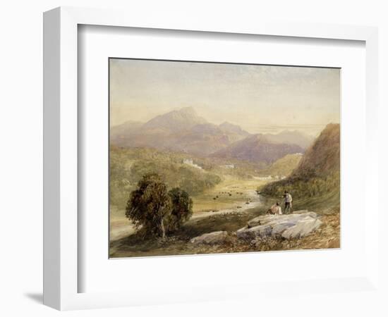 The Vale of Ffestiniog, Merionethshire-David Cox-Framed Giclee Print