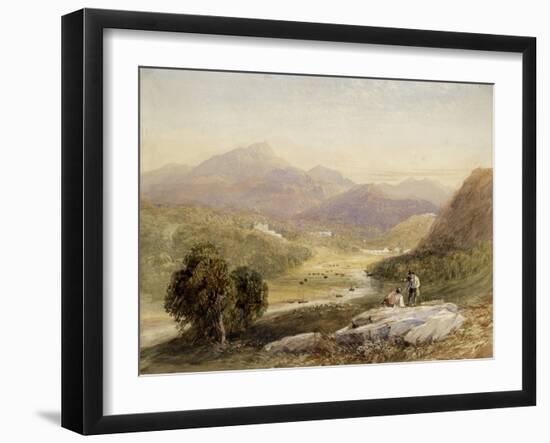 The Vale of Ffestiniog, Merionethshire-David Cox-Framed Giclee Print