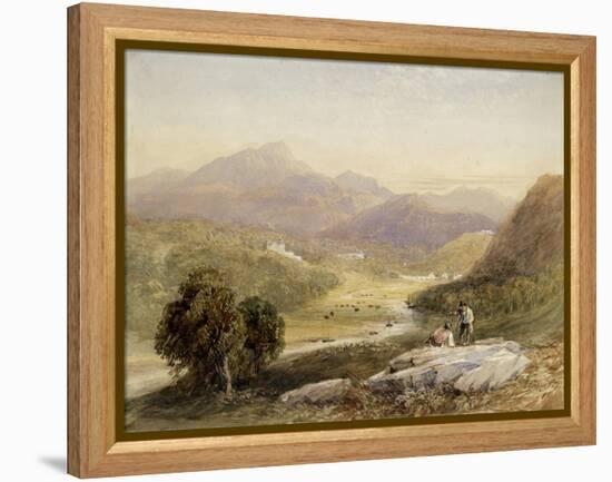 The Vale of Ffestiniog, Merionethshire-David Cox-Framed Premier Image Canvas