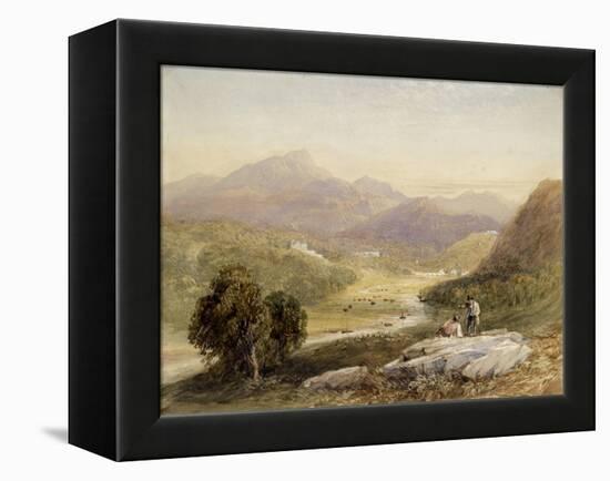 The Vale of Ffestiniog, Merionethshire-David Cox-Framed Premier Image Canvas