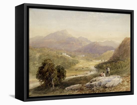 The Vale of Ffestiniog, Merionethshire-David Cox-Framed Premier Image Canvas