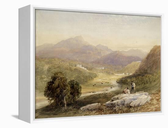 The Vale of Ffestiniog, Merionethshire-David Cox-Framed Premier Image Canvas