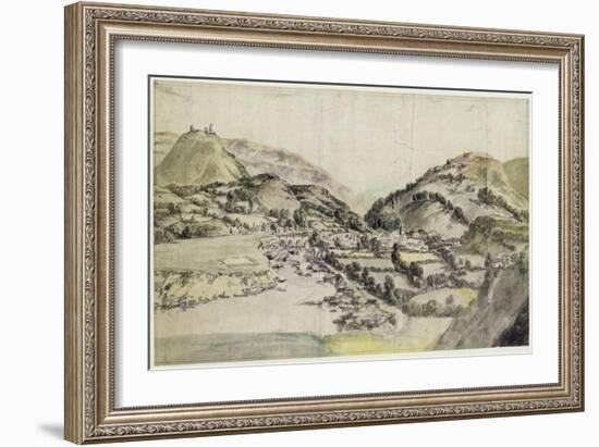 The Vale of Llangollen-Peter Tillemans-Framed Giclee Print