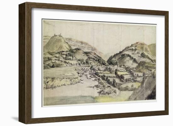 The Vale of Llangollen-Peter Tillemans-Framed Giclee Print