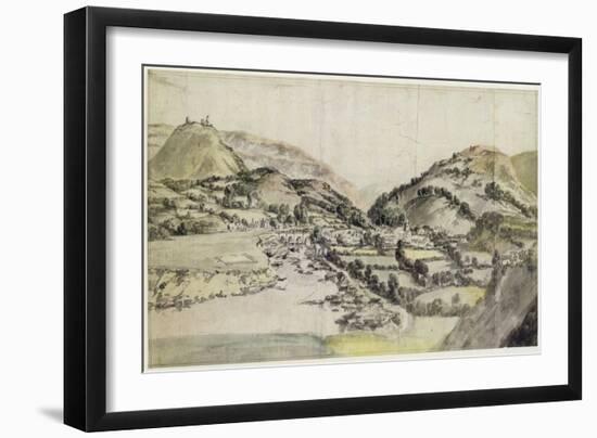 The Vale of Llangollen-Peter Tillemans-Framed Giclee Print