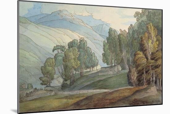 The Vale of St. John, 1786-Francis Towne-Mounted Giclee Print