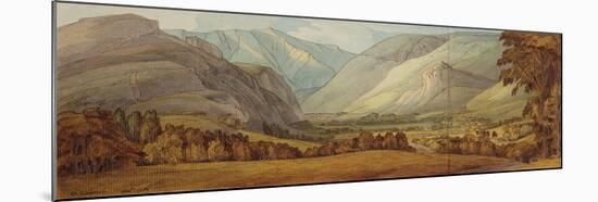 The Vale of St. John, 1786-Francis Towne-Mounted Giclee Print