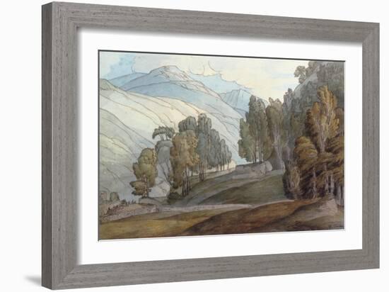 The Vale of St John, Cumberland, 1786-Francis Towne-Framed Giclee Print