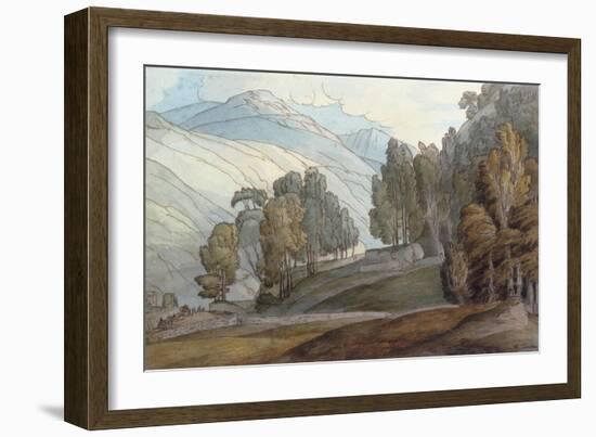 The Vale of St John, Cumberland, 1786-Francis Towne-Framed Giclee Print