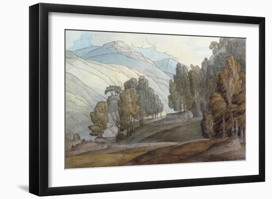 The Vale of St John, Cumberland, 1786-Francis Towne-Framed Giclee Print